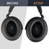 SOULWIT Protein Leather Earpads Replacement for Sennheiser Momentum 4 Over/Around Ear Wireless Headphones, Ear Pads Cushions with High-Density Noi...