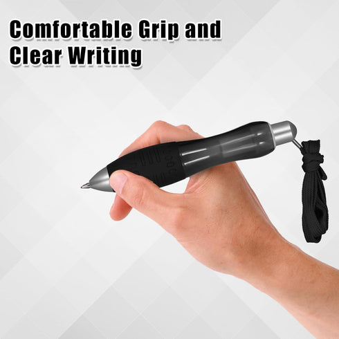 2pcs Big Fat Pens with 12 Refills, Smooth Writing Big Fat Pens Thick Pens Writing Aids Weighted and Hands Wide Grip Pens For Hand Tremors (Black)...