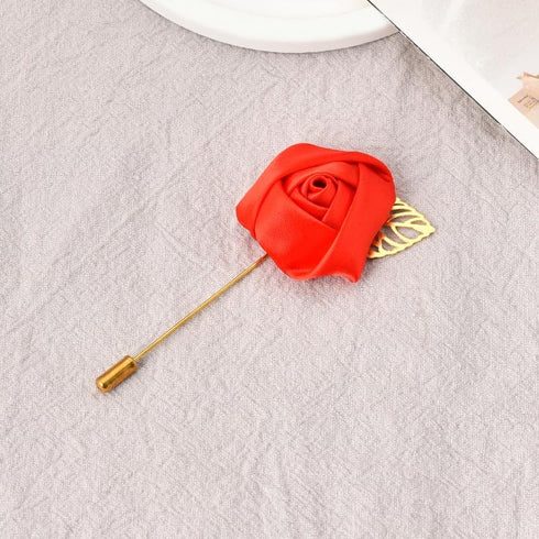 Rose Lapel Pin for Men Flower Brooches and Pins for Women Floral Brooch Set Boutonniere Pins for Wedding Funeral Accessories...