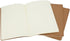Set of 3 Kraft Cover Journals: 8.25x5.5 inches, 100gsm Ivory Pages, 30 Sheets (60 Pages), Blank, DIY-friendly, and Versatile for Daily Use...