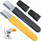 2PCS Garden Tool Sharpener, Blade Sharpener Stone for Garden Knife Sharpener, Shear Scissor Sharpener Blade Sharpening for Gardening Pruner/Pocket...