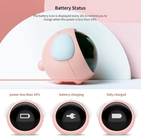 Kids Alarm Clock, Dual Alarm Setting, Adjustable Brightness Night Light, Voice-Activated,Temperature Detection, Wake-up Alarm Clock, Toy and Gift ...