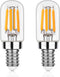 Dimmable Salt Lamp Bulbs E12 LED Night Light Bulbs 40 Watt Equivalent 4W,Small Filament Bulb for Candelabra,Sewing Machine,Ceiling Fan,Refrigerato...