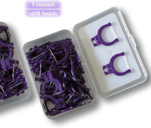 Evolutionary Clean Dental Flossers, Kit of Refills Plus Long Handle (200 T-Tension Refills)...