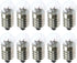 10pcs E10 Mini Light Bulbs 1.5V 0.3A Physical Electrical Experiment Screw Base Indicator Light Incandescent Bulb Old-Fashioned Flashlight Lamp...