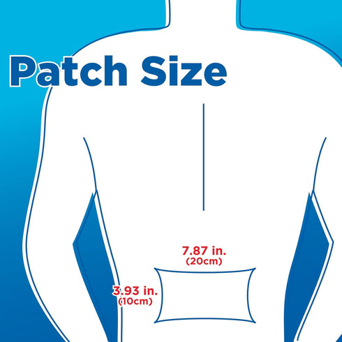 Amazon Basic Care Medicated Cold Hot 5% Menthol Patch, 7.87” x 3.93”, 15-Count Box (Previously HealthWise)...