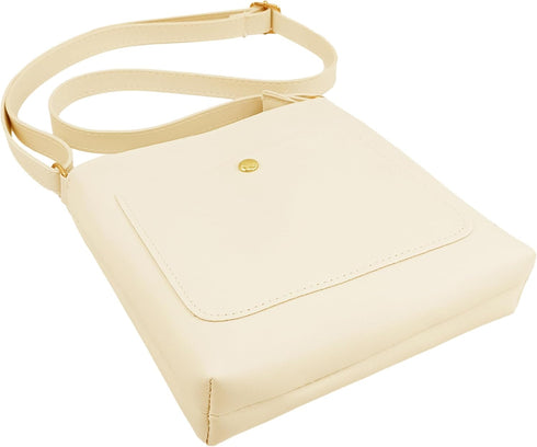 PORT&LOTUS Small Shoulder Bags for Women Square Bucket Bag for Women Women's Simple Pouch...