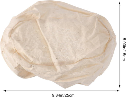 MAGICLULU 2pcs Butter Organic Linen Suits Cheese Organic Liner Sourdough Basket Cover Food Grade Cheesecloth Baking Supplies Kitchen Utensil Bread...