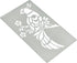 Aleks Melnyk No.471 Metal Stencil, Bird on Tree Branch, Parrot, Branches with flowers, Wild Animal, Small Stencil, 1 PC, Template for Wood Burning...