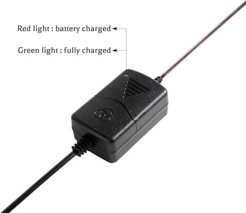 12V 1000mA Automatic Battery Charger, Maintainer, Trickle and Desulfatorr with Short Circuit Protection......