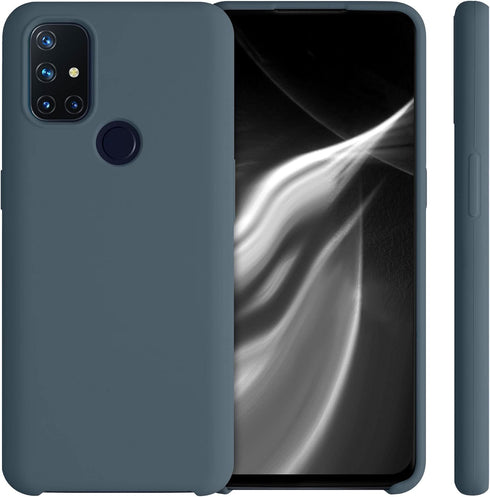kwmobile Case Compatible with OnePlus Nord N10 5G Case - TPU Silicone Phone Cover with Soft Finish - Dark Slate...