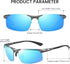 DUCO Mens Sunglasses Polarized Sports Fishing Running Driving Carbon Fiber Sunglasses for Men UV400 Protection DC8277...