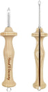 Hand U Journey 8# Fine & 10# Regular Size Beech Wood Handle Punch Needle Rug Hooking Tool Sets-with Oxford Open-Side Design...