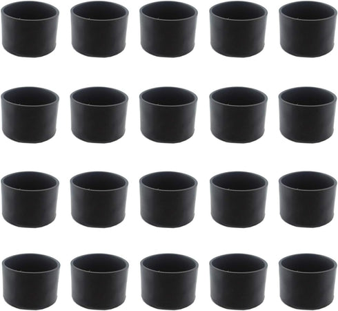 Round Chair Leg Floor Protectors,ULIFESTAR 20PCS Chair Leg Caps Anti Slip Furniture Protection Covers Pads for Sofa Chair Table Legs,Smooth Moving...