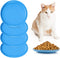 4 Pcs Whisker Fatigue Relief Cat Bowl Shallow Cat Food Dish 6 Inch Cat Wet Feeding Bowls Wide and Short Legged Cat and Small Pet Plate for Kittens...