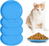 4 Pcs Whisker Fatigue Relief Cat Bowl Shallow Cat Food Dish 6 Inch Cat Wet Feeding Bowls Wide and Short Legged Cat and Small Pet Plate for Kittens...