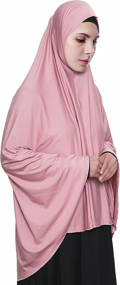 XINFU Women's High Stretch Hijab Muslim Arabian Long Milk Silk Purity Color Chiffon Hijab...