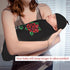 Skeleton Hand Holding Rose Newborn Swaddle Blanket Soft Unisex Infant Swaddle Wrap Blanket Baby Receiving Blanket with Beanie Hat for Boy and Girl...