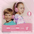 Kids Headphones Bluetooth 5.3 Wireless 60H Play Time Volume Limited 85/110dB Over Ear Foldable Protection Headset/Wired Aux Built-in Mic for Boy G...