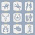 9PCS Cowboy Stencil 6×6inch Cowboy Boots and Hat Cactus Western Cowboy Cowgirl Stencil Reusable Hollow Out Drawing Template for DIY Projects, Pain...