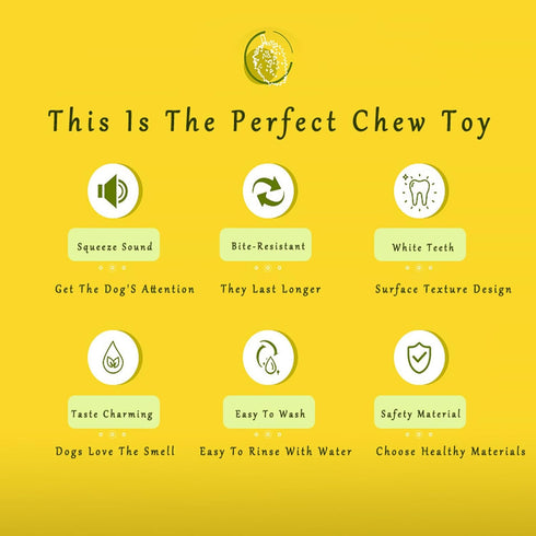 Dog Chew Toys for Aggressive Chewers, Indestructible Tough Durable Squeaky Interactive Dog Toys, Puppy Teeth Chew Toy for Small Meduium Large Bree...