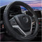 Car Steering Wheel Cover, Non-Slip & Breathable Leather Steering Wheel Protector Cover with Great Grip, Sporty Style for Men and Women, Universal ...