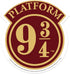 Paper House Productions Harry Potter Hogwarts Platform 9 3/4 Die-Cut 3.6" Vinyl Sticker...