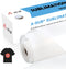 A-SUB Sublimation HTV for Dark and Light Fabric, 12" X 10FT Matte Sublimation Vinyl, White HTV Vinyl for Sublimation on Cotton Fabric - T-Shirt, P...