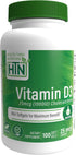 Health Thru Nutrition Vitamin D3 1,000iu 100 Mini Softgels for Maximum Benefit | 25mcg Cholecalciferol | 3rd Party Tested | Non-GMO USP Grade in O...