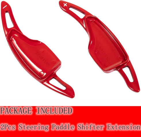 Yoursme Aluminum Steering Wheel Paddle Shifter Extension Cover Trim Shift Interior Accessories for Chevy Chevrolet Camaro 2016-2022, for 2014-2019...