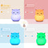 WHA&DARREN Owl Night Lights Kids, Silicone Light Bedside Lamp, Baby Nursery Light, Sleep Night-Light, Squishy Night Light for Kids Room, Animal Ni...