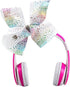JoJo Siwa Kids Bluetooth Headphones for Wireless Rechargeable Foldable Bluetooth Headphones with Microphone Kid Friendly Sound and Bonus Detachabl...