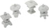 4pcs Home Decor Japanese Home Decor Fairy Pagoda Statue Mini Pagoda Figurines Miniature Pagoda Statue Mini Pagoda Model Mini Pagoda for Garden Pav...