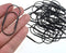 HAHIYO Paper Clips 2 inches (50mm) Length Black Wide Paperclips Vinyl Coated Prevent Scratching Tearing The Pages Sturdy for Bookmark Organize Hom...