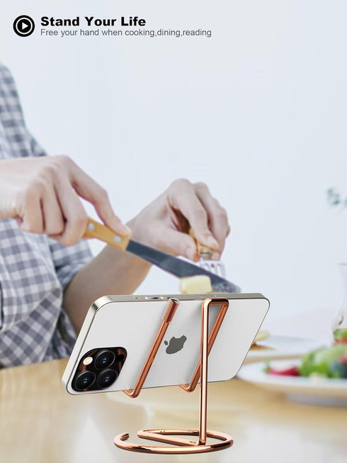 Cell Phone Stand for Desk, Office Portable Cute Phone Holder, Compatible with All Mobile , iPhone, iPad, Switch, Tablet 4-6.5'' Desk Accessories (...