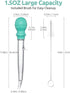 U-Taste 1.5oz Angled Turkey Baster - 228.2? Heat Resistant Food Grade Tritan and Silicone Large Octopus Bulb Baster Set with Cleaning Brush for Co...