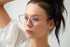 FONHCOO Blue Light Blocking Glasses Women Men Computer Eyeglasses,TR90 Fashion Round Transparent Anti Blue Light Glasses with Anti Eyestrain & UV ...