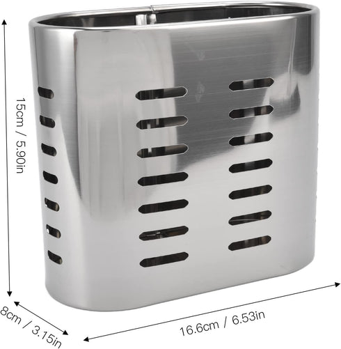 Fdit Household Wall Mount Utensil Drying Racks,Cooking Utensil Holder Flatware Hanging Organizer Drying Racks with Hollow Design for Spoons Knives...