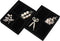 DesignSter Small Jewelry Tray-Ring Organizer 2PCS Premium Velvet Rings Earrings Display Tray Storage Insert Holder for Jewelry Box, Drawer, Dresse...