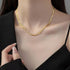 JINEAR Super Thin Herringbone Gold Choker Necklaces for Women, 14K Gold Filled Necklace Five Layer Cute Snake Chain Necklace Handmade Layered Gold...