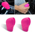 2 PCS Car Gear Shift Head Cover, Comfortable Handle Handbrake Shifter Cover, Anti-Slip Auto Knob Gear Stick Protector, Replacement Decorative Acce...