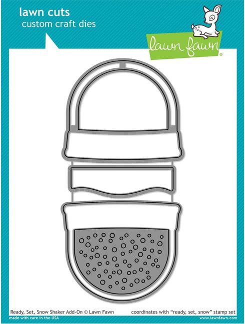 Lawn Fawn Dies - Ready, Set, Snow Shaker Add-On (LF975)...
