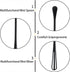 8 PCS Multifunctional Mini Whisk Mini Spoon Small Whisks 2 in 1 Whisk Utensil Mini Sugar Spoon Silcone Whisks Set Non Scratch Coated Kitchen Whisk...