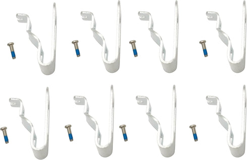 8pcs Hook Clip with Glue dispensing anti loosening screw for Dewalt N268241 N169778 N086039 Fit for 20V Power Tools DCD980 DCD985...