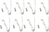 8pcs Hook Clip with Glue dispensing anti loosening screw for Dewalt N268241 N169778 N086039 Fit for 20V Power Tools DCD980 DCD985...