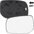 X AUTOHAUX Car Rearview Left Side Non-Heated Mirror Glass with Backing Plate 879090D210 for Toyota Yaris 2006-2012...