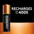 Duracell AA NiMH rechargeable blister pack, 4 per pkg. 2500mAh...
