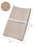 Changing Pad Cover for Baby Girls Boys, Muslin Changing Table Pad Covers with Boho Style, Neutral Color Soft and Breathable (Dusty Rose)...