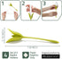 Peleg Design Bloom Napkin Holders for Tables, Set of 4 Green Stemmed Plastic Twist Flower Buds Serviette Holders Plus White Napkins for Making Ori...