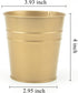 Pen Holder Cup For Desk Pencil Holder Metal Marker Pen Organizer Storage Small Tinplate Flower Pot Succulent Bucket Planters for Office Home - 2 P...